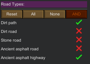 road filter: example 1 state 2