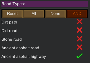 road filter: example 2 state 1