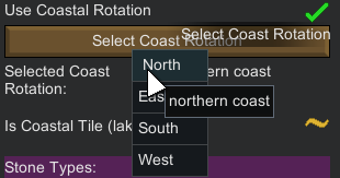 Coastal filter: coast rotation